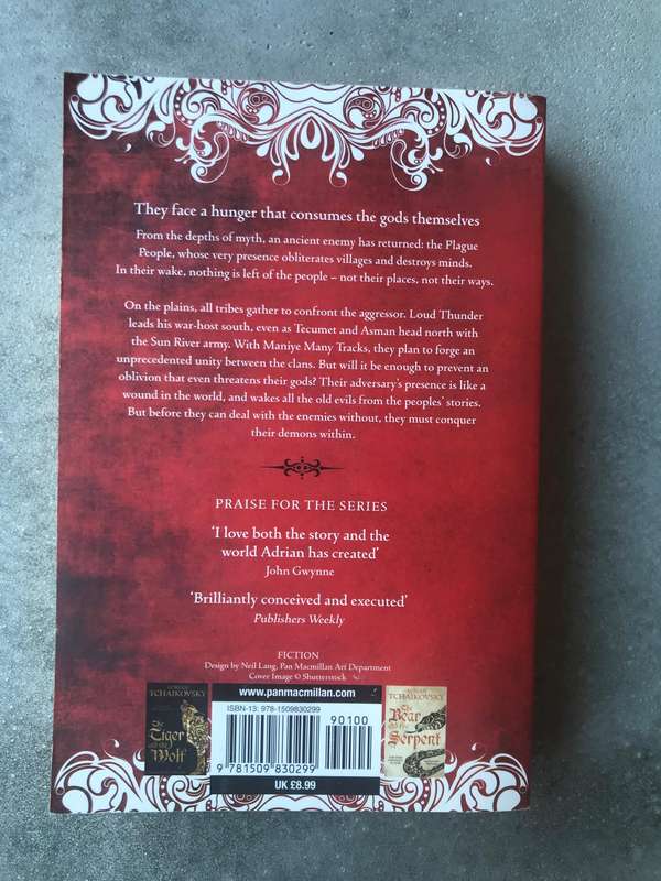 The Hyena and the Hawk (Echoes of the Fall #3) by Adrian Tchaikovsky [Paperback: Excellent]