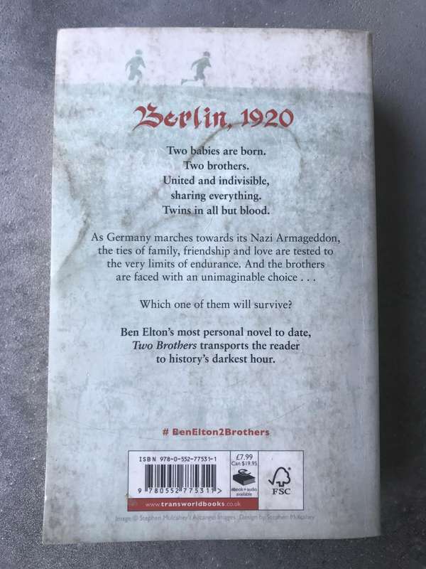 Two Brothers by Ben Elton [Paperback: Very Good]