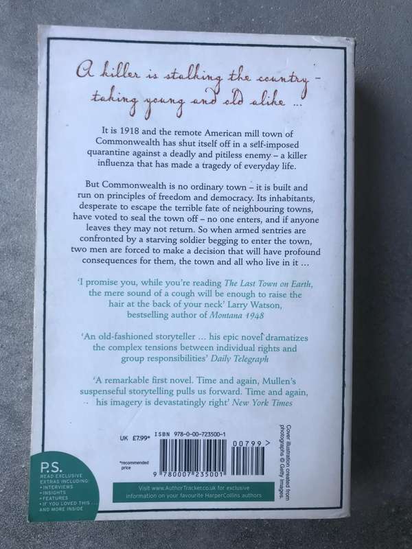 The Last Town on Earth by Thomas Mullen [Paperback: Excellent]