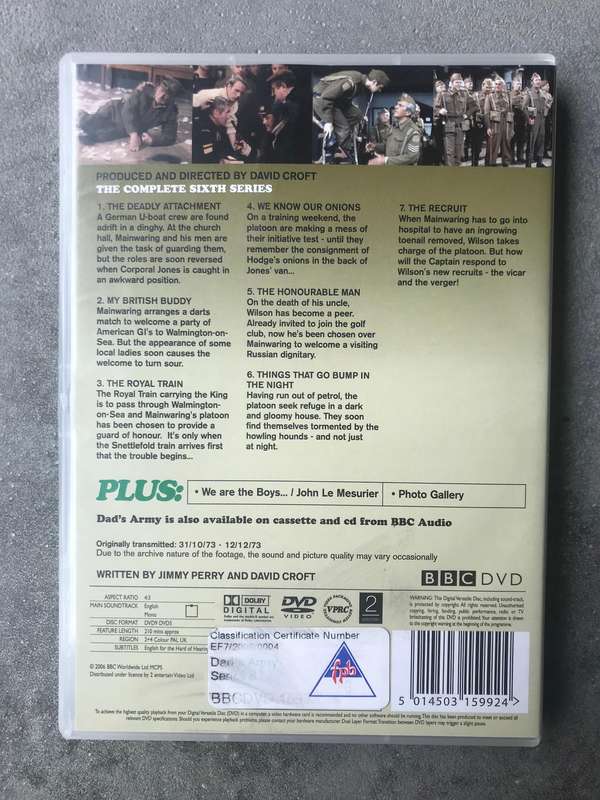 Dad's Army - Series 6 [2 DVD]