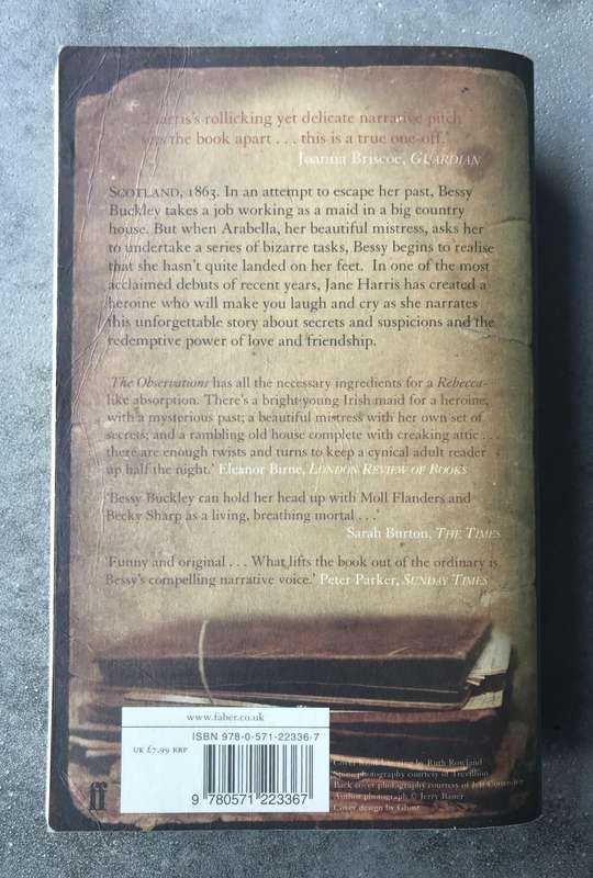 The Observations by Jane Harris [Paperback: Average]