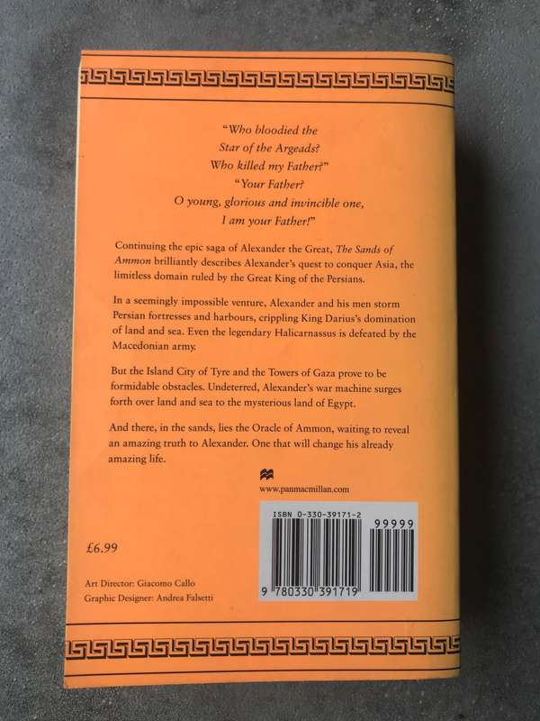 The Sands of Ammon (Alexander #2) by Valerio Massimo Manfredi [Paperback: Good]