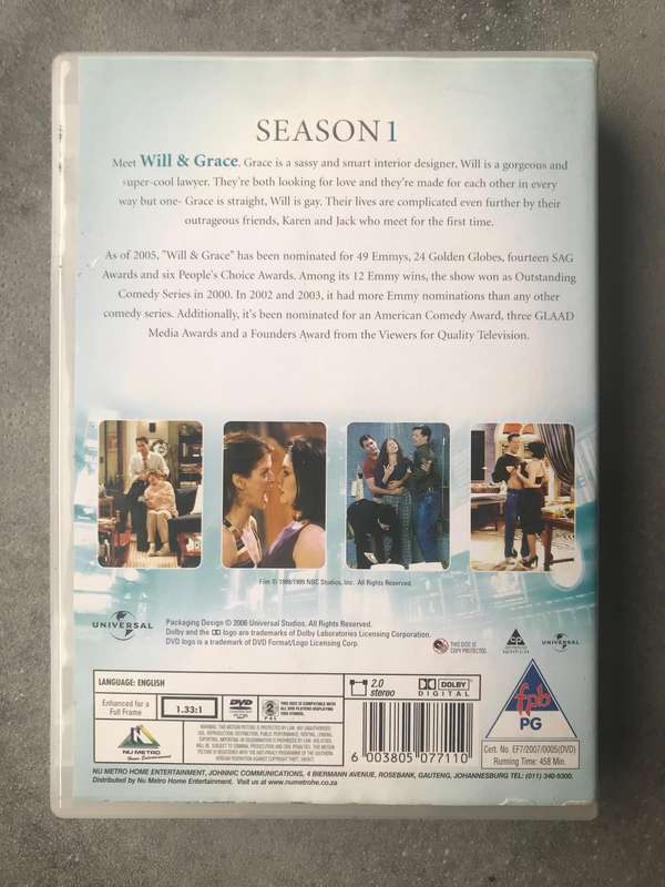 Will & Grace - Season 1 [4 DVD]