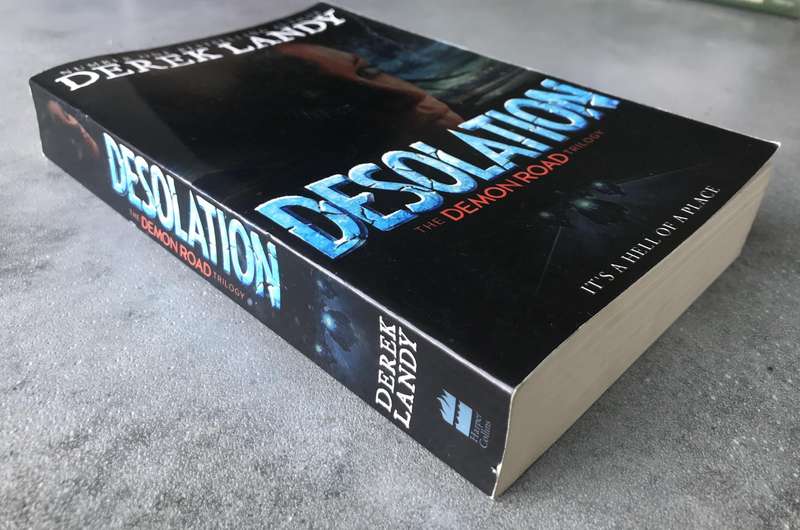 Desolation (Demon Road #2) by Derek Landy [Large Paperback: Excellent]