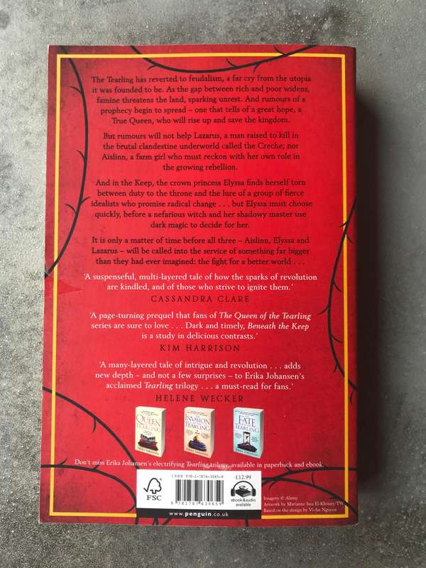 Beneath the Keep (Tearling #0) by Erika Johansen [Large Paperback: Like New]