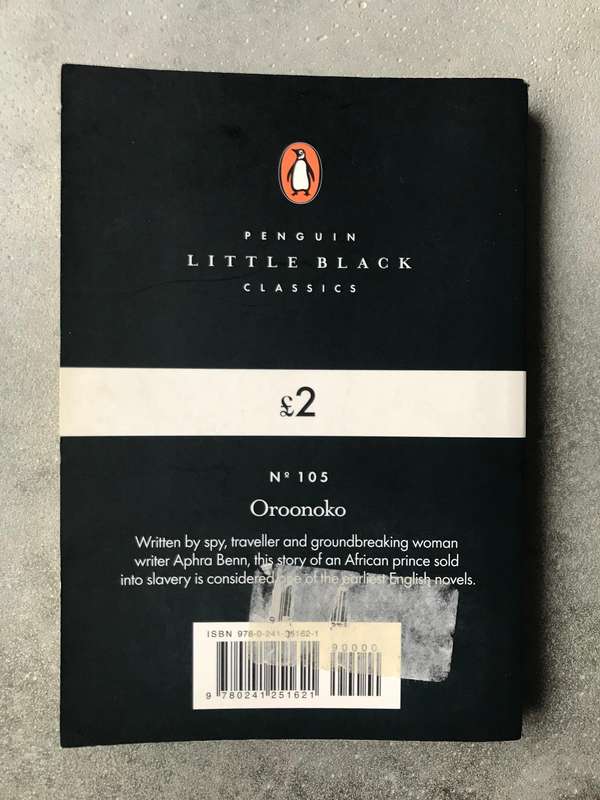 Oroonoko by Aphra Behn [Mini Paperback: Very Good]