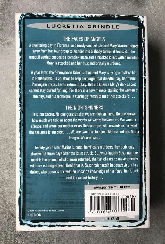 The Faces of Angels & The Nightspinners by Lucretia Grindle [Paperback: Like New]