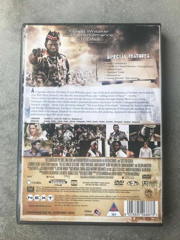 The Last King of Scotland [DVD]