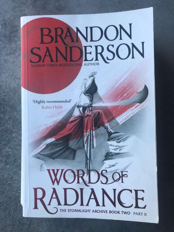 Words of Radiance, Part 2 (Stormlight Archive #2) by Brandon Sanderson [Paperback: Good]