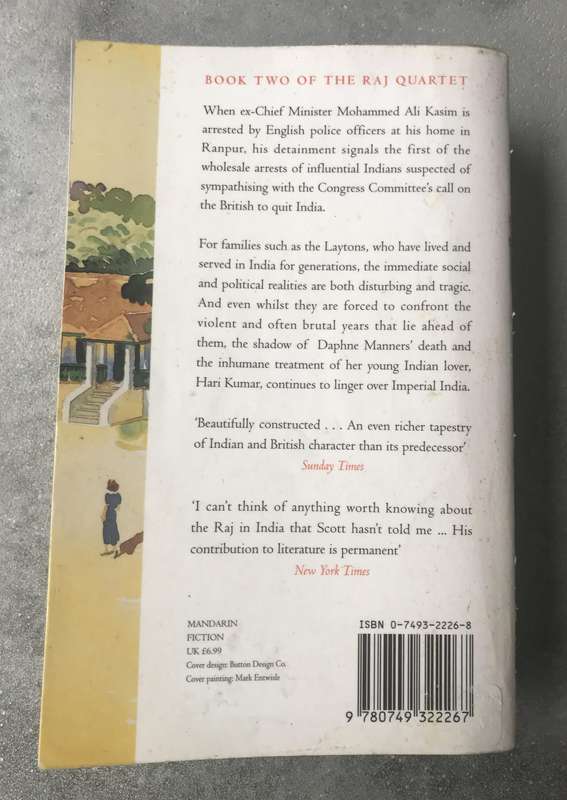 The Day of the Scorpion (Raj Quartet #2) by Paul Scott [Paperback: Good]