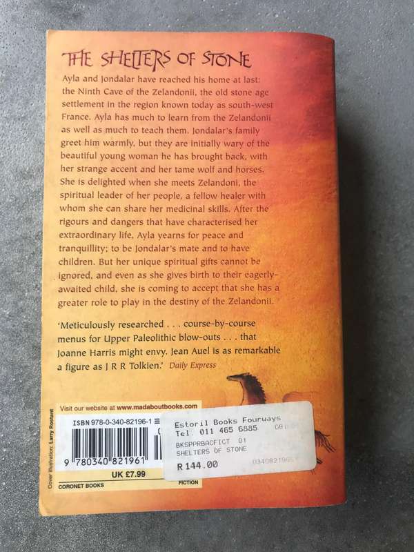 The Shelters of Stone (Earth's Children #5) by Jean M. Auel [Paperback: Good]