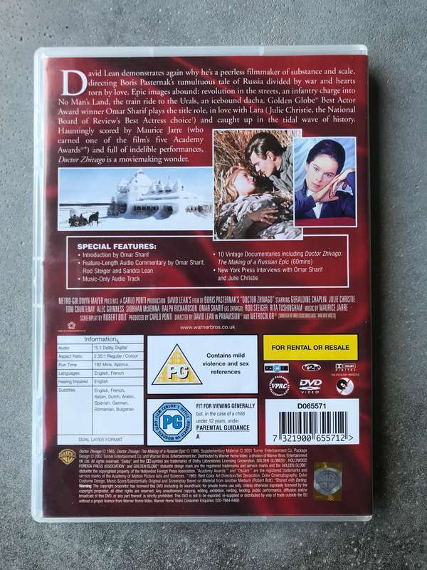 Doctor Zhivago [DVD]