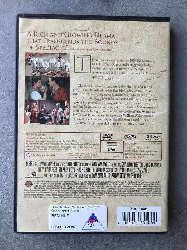 Ben-Hur [DVD]