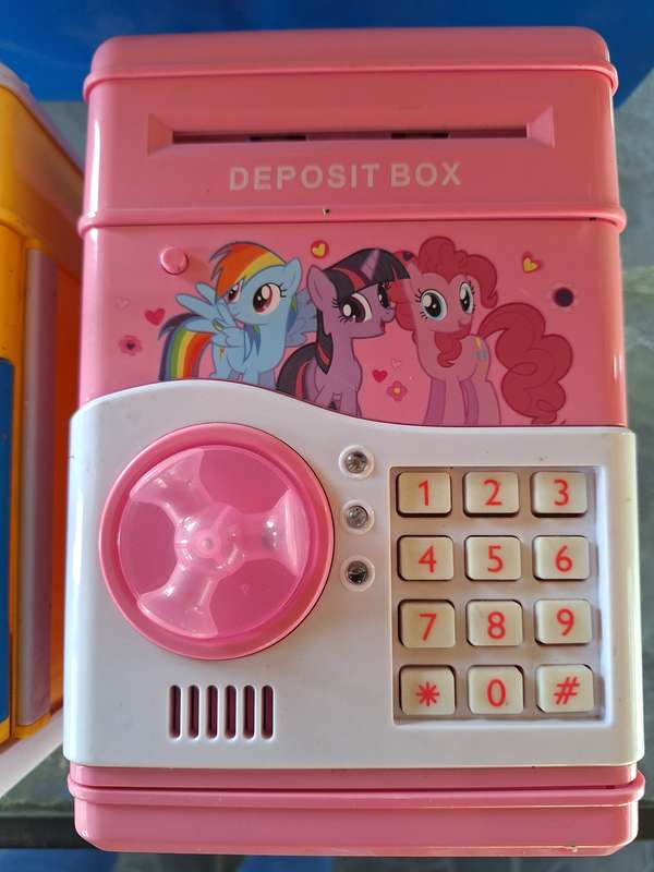 2 x Electronic savings Safes for kids.