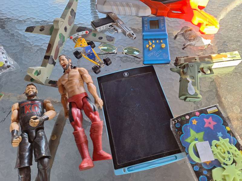 Box of Boy toys