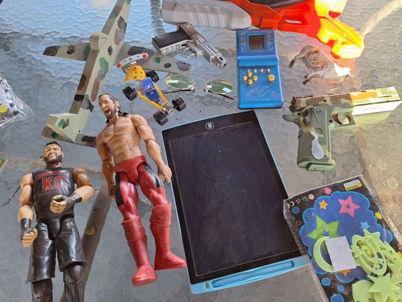 Box of Boy toys