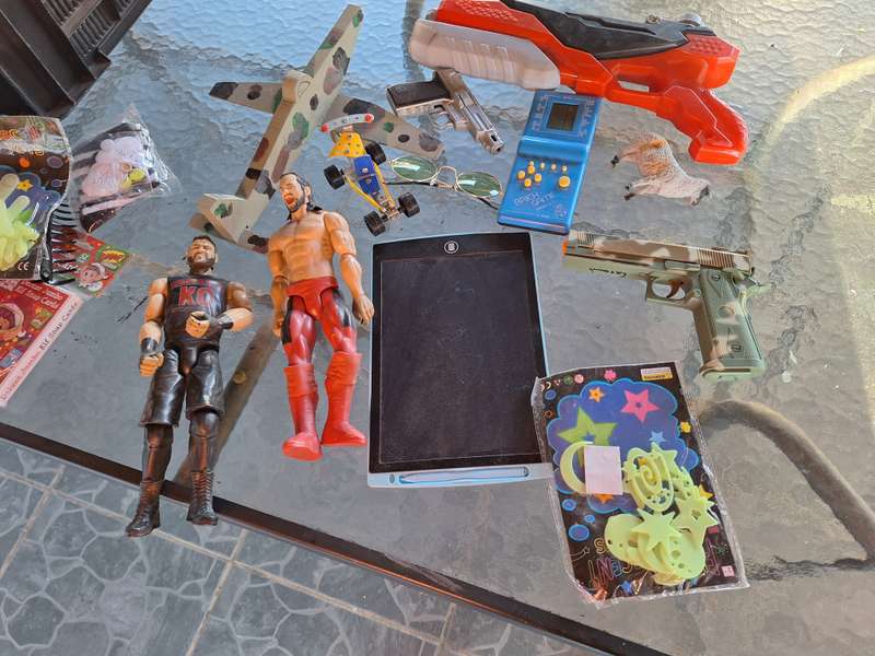 Box of Boy toys