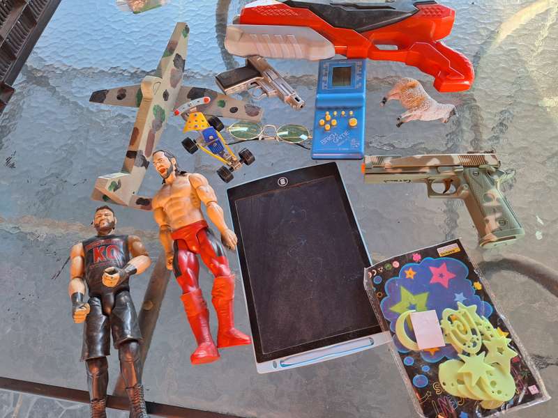 Box of Boy toys