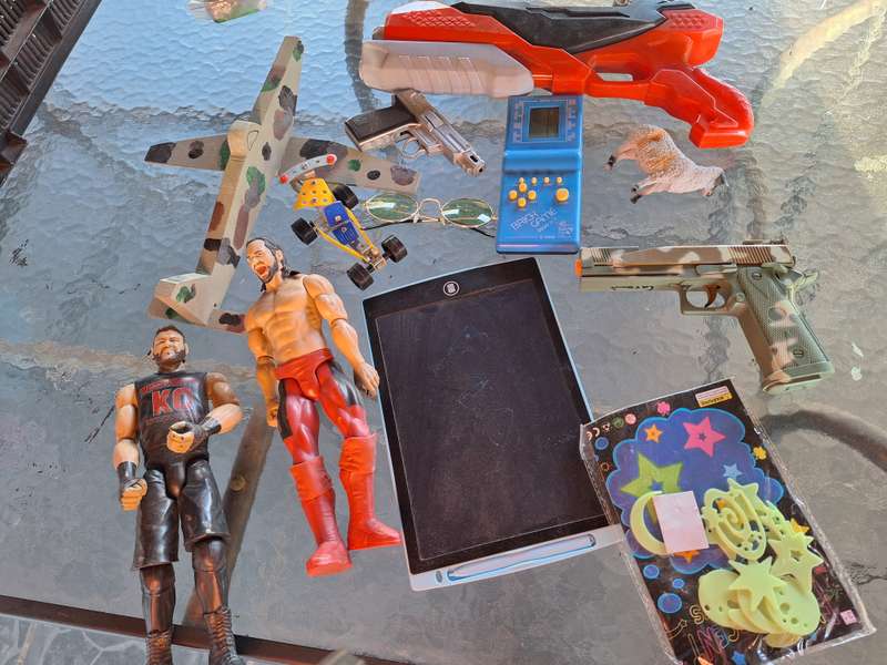 Box of Boy toys