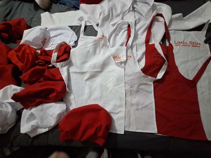 Bulk lot of Chef clothing