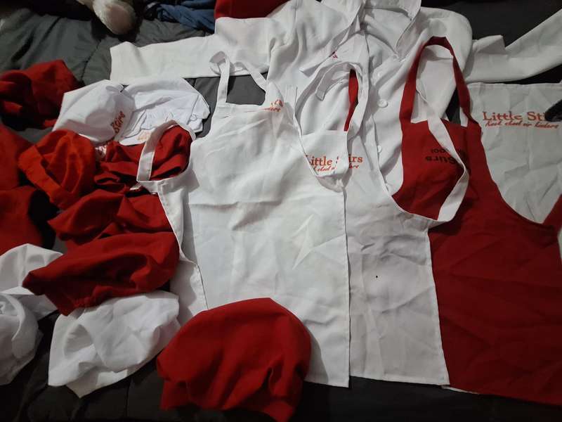 Bulk lot of Chef clothing