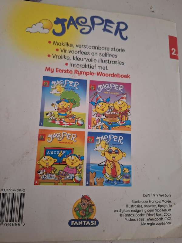 Jasper. Wat n Partytjie book