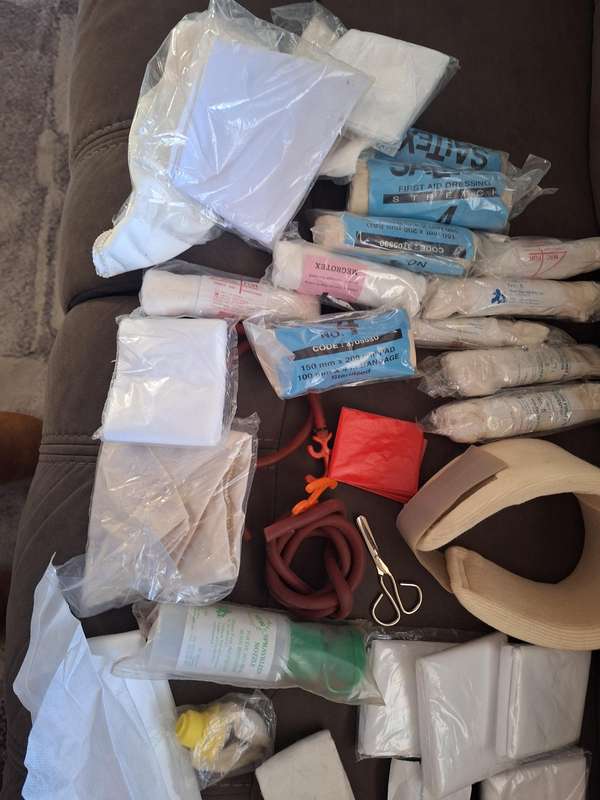 Lot of medical First Aid Supplies