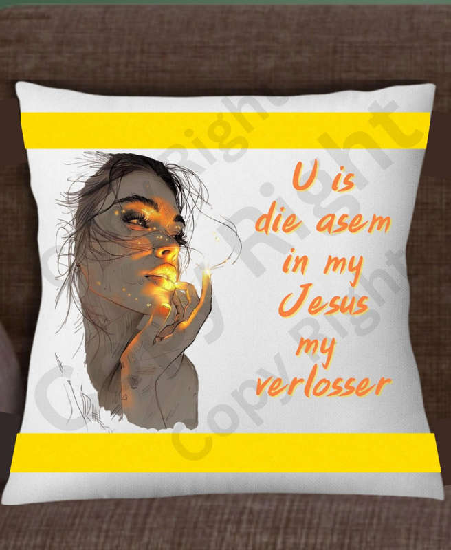 Cushion - home decor- throw pillow x 5 Afrikaans