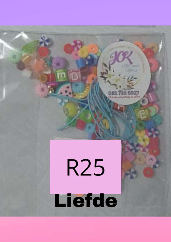 DIY Beads set for bracelet and neckless - kids