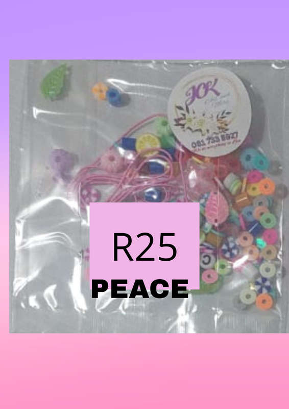DIY Beads set for bracelet and neckless - kids