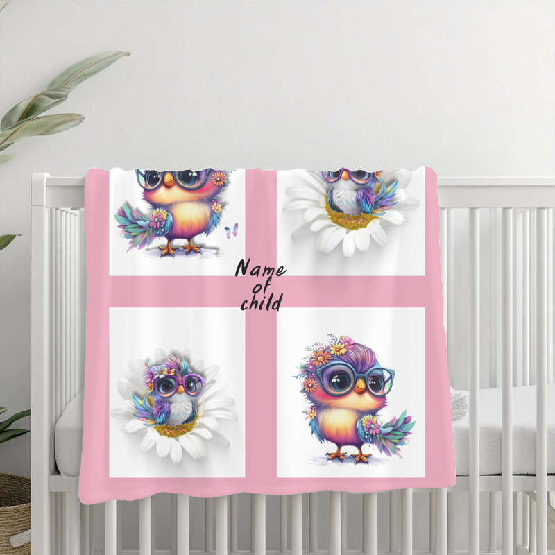 Baby girl nursery set