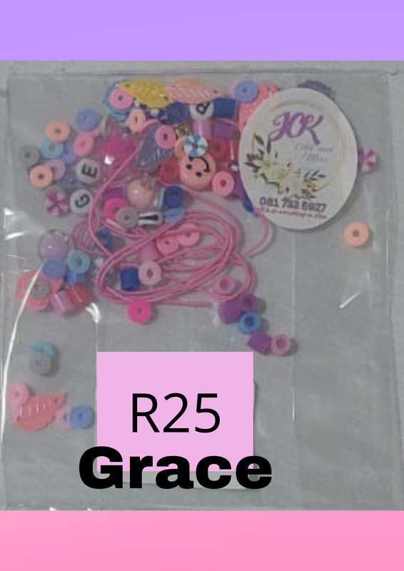 DIY Beads set for bracelet and neckless - kids