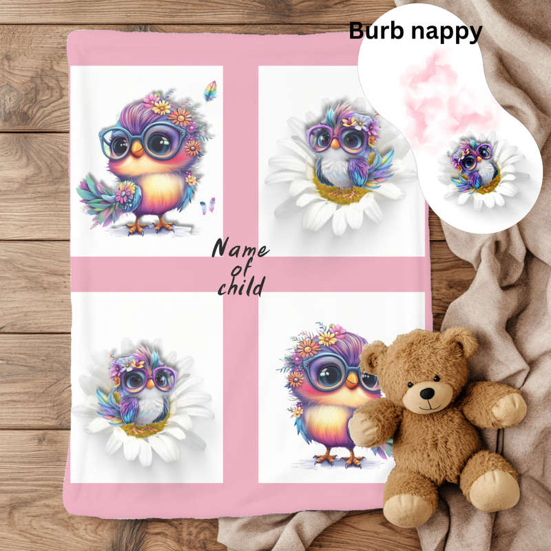 Baby girl nursery set