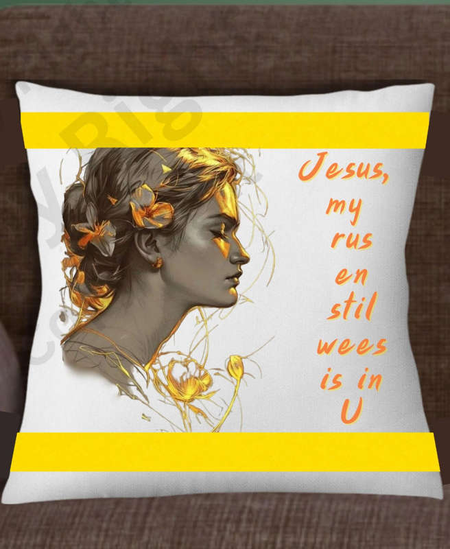Cushion - home decor- throw pillow x 5 Afrikaans