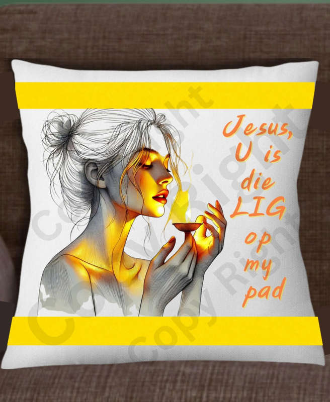 Cushion - home decor- throw pillow x 1  Afrikaans