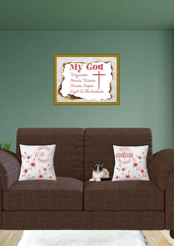 Cushion - home decor- throw pillow x 5