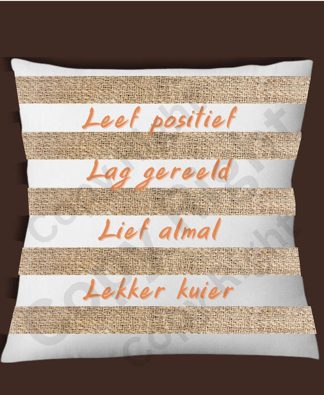 Cushion - home decor- throw pillow x 5 Horses Afrikaans