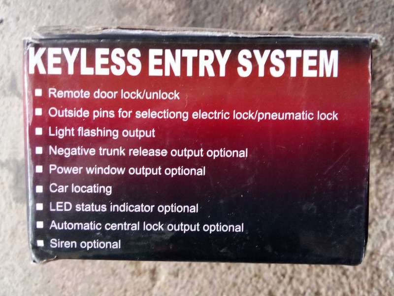 Vehicle keyless entry