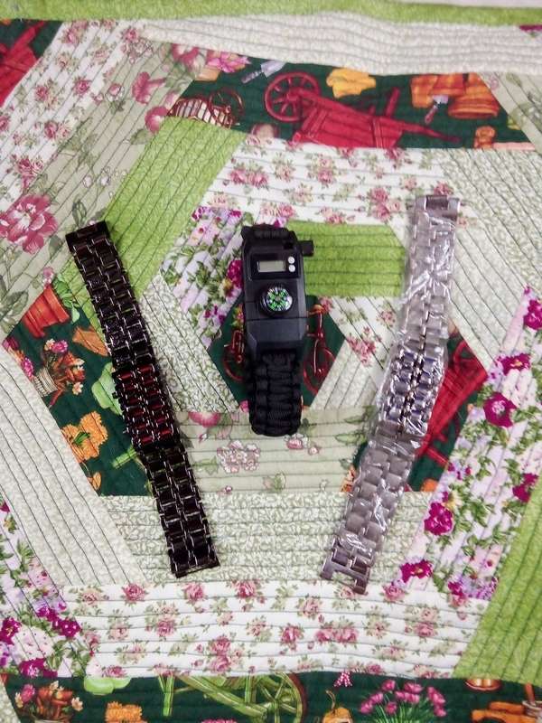 Lot 1 wallets (6) and watches (3)