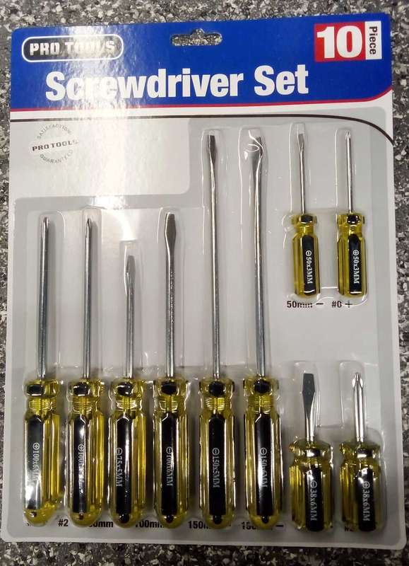 Screwdriver set