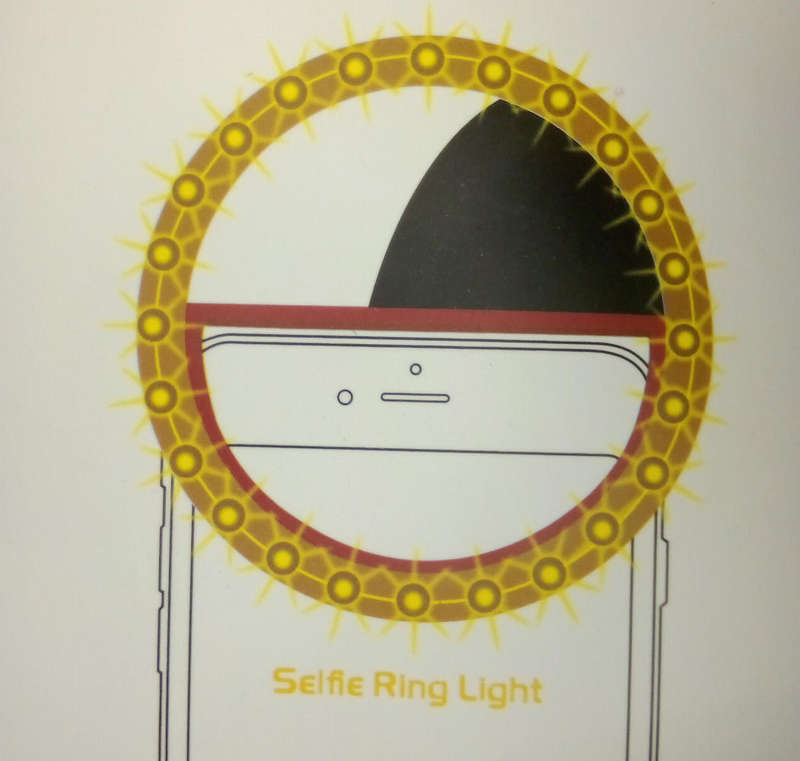 Selfie phone ring