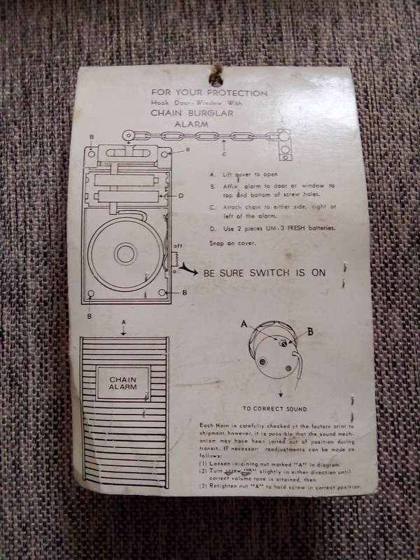 Antique alarm