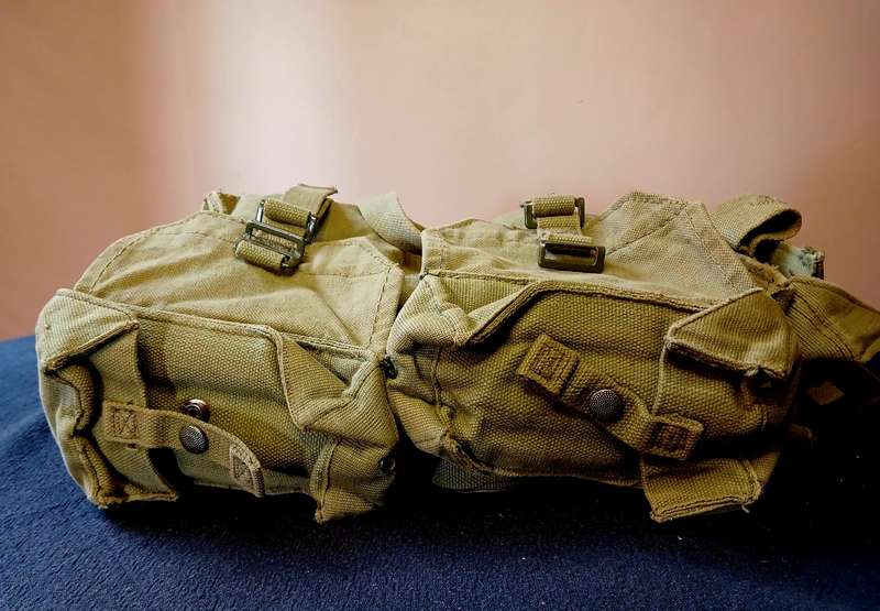 Vintage Original Pattern 70 SADF Kidney Webbing South African Military Field