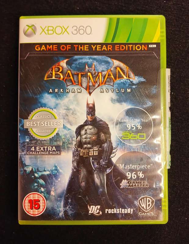 XBOX 360 - Batman: Arkham Asylum Game of The Year Edition