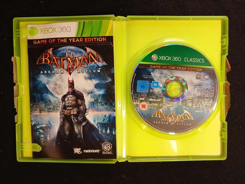 XBOX 360 - Batman: Arkham Asylum Game of The Year Edition