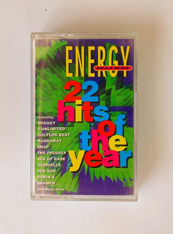 Energy Rush 22 hits of the year Cassette