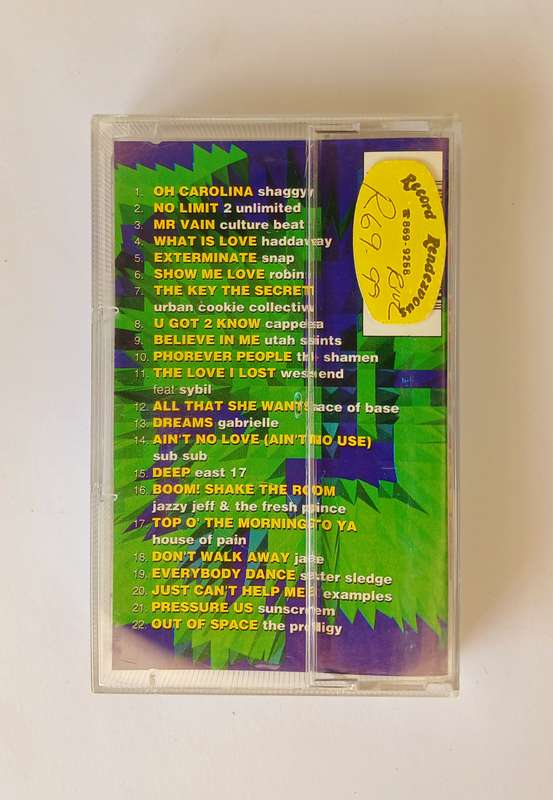 Energy Rush 22 hits of the year Cassette