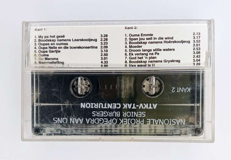 ATKV Nasionale Projek Opgedra aan ons Seniors Cassette