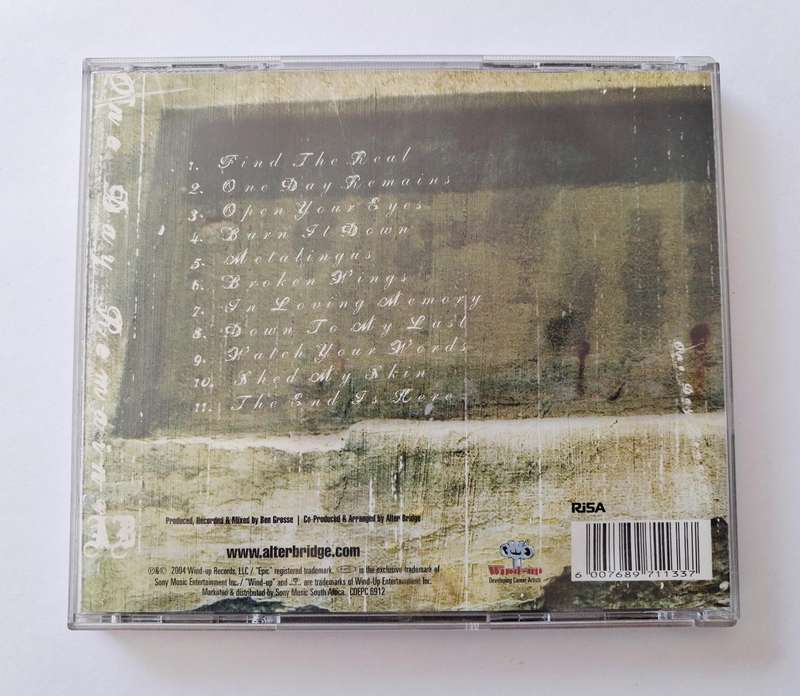 Alter Bridge - One Day Remains CD
