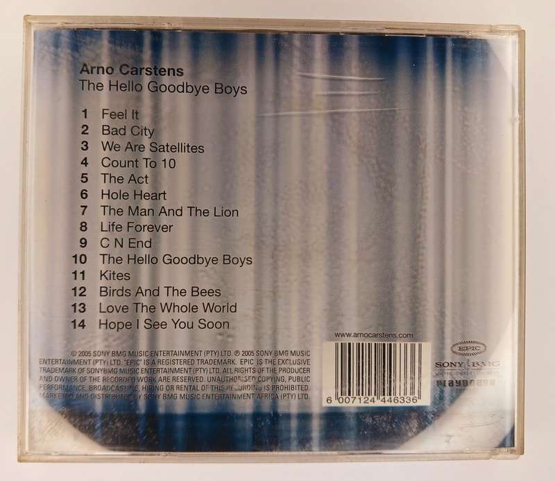 Arno Carstens - The Hello Goodbye Boys CD